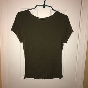 Green woman’s t shirt